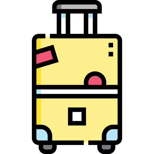 bagagem Detailed Straight Lineal color Ícone