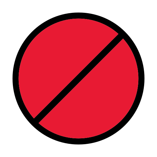 señal de stop Generic Outline Color icono