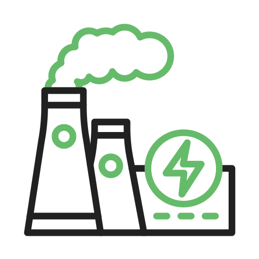 central eléctrica Generic Outline Color icono