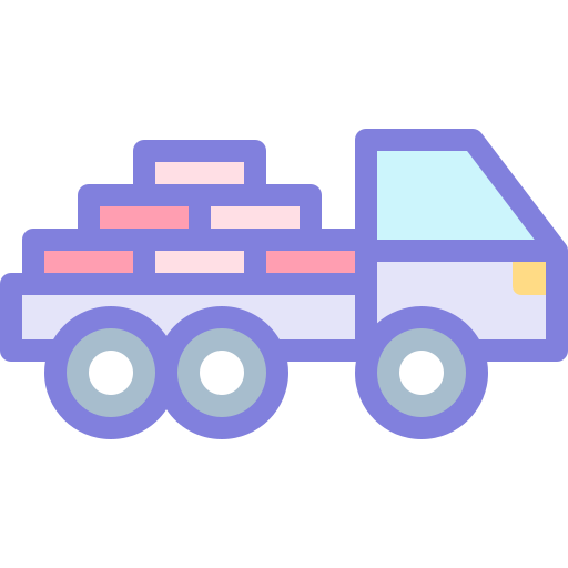 lkw Detailed color Lineal color icon