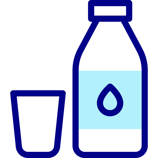 bouteille de lait Detailed Mixed Lineal color Icône
