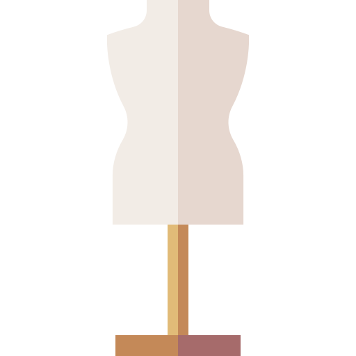 mannequin Basic Straight Flat icon