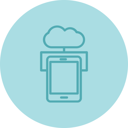 mobile cloud Generic Flat icon