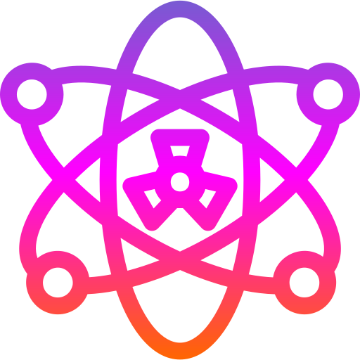 fissione nucleare Generic Gradient icona