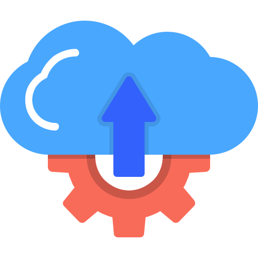 Cloud uploading Generic Flat icon