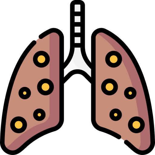 Lung cancer Special Lineal color icon