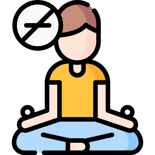 meditación Special Lineal color icono
