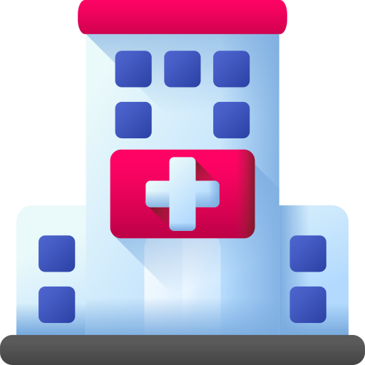 sala de emergencias 3D Color icono