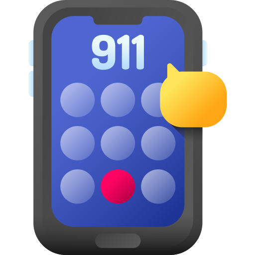 911 zadzwoń 3D Color ikona
