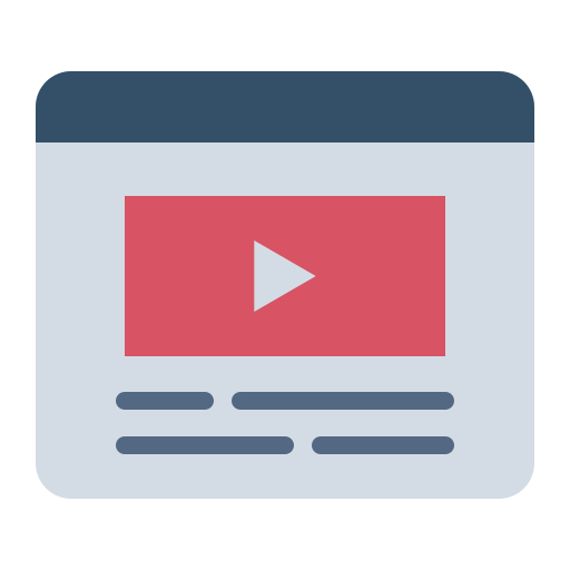 Video marketing Generic Flat icon
