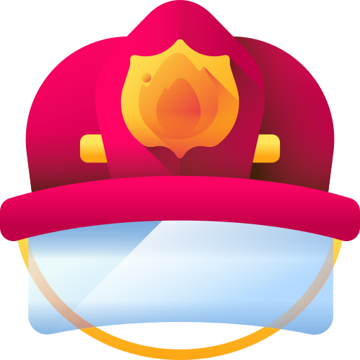 Firefighter 3D Color icon