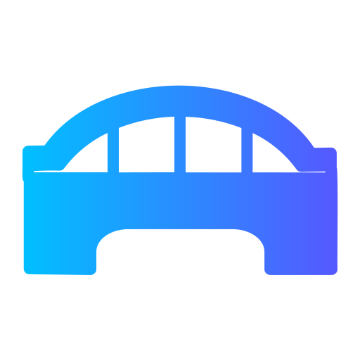 Мост Generic Flat Gradient иконка