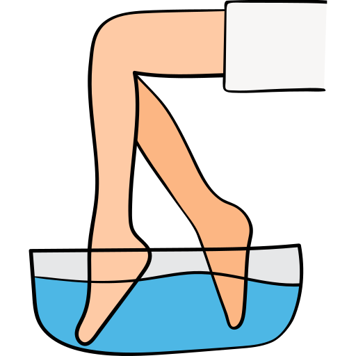 СПА для ног Generic Outline Color иконка