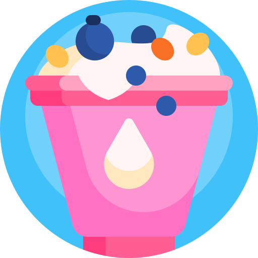 yogur Detailed Flat Circular Flat icono