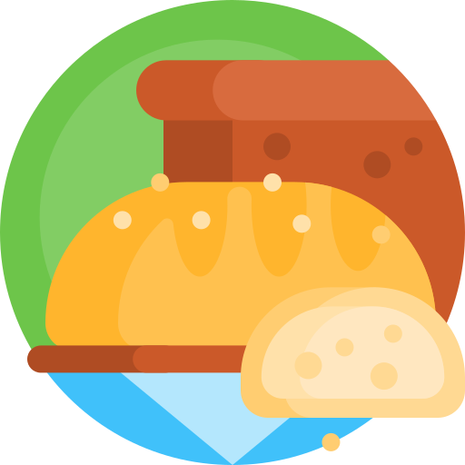 Bread Detailed Flat Circular Flat icon