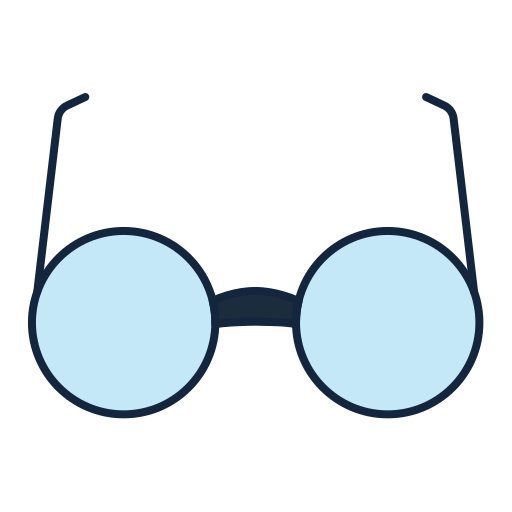 lunettes Generic Outline Color Icône