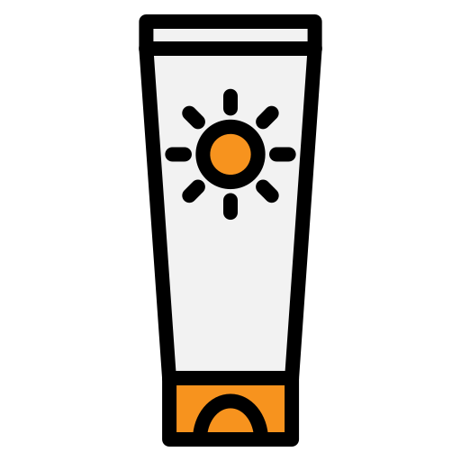 Sun cream Generic Outline Color icon