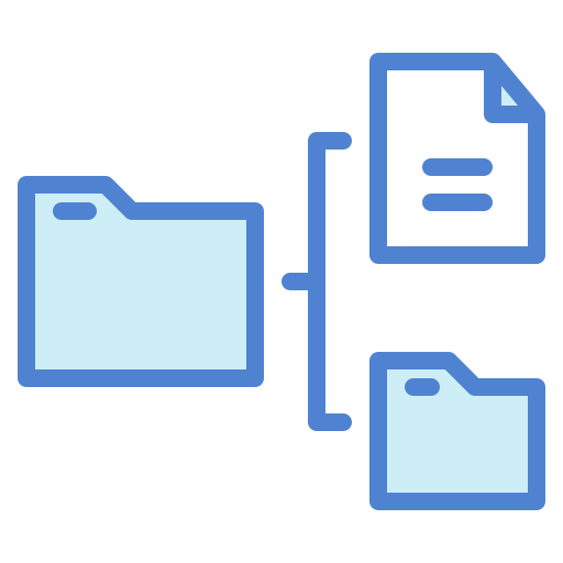 Data transfer Generic Blue icon