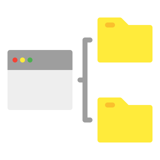 transferencia de datos Generic Flat icono