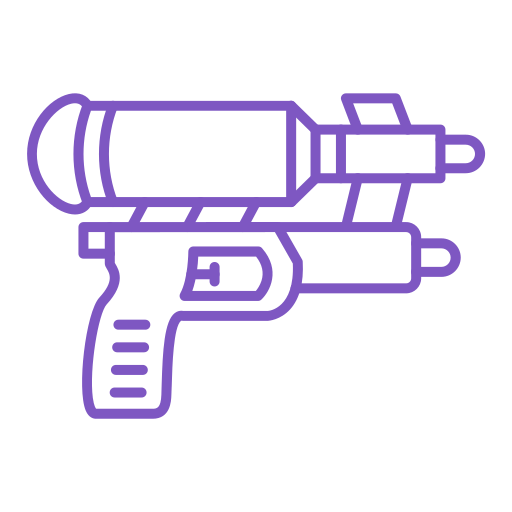 pistola de agua Generic Simple Colors icono