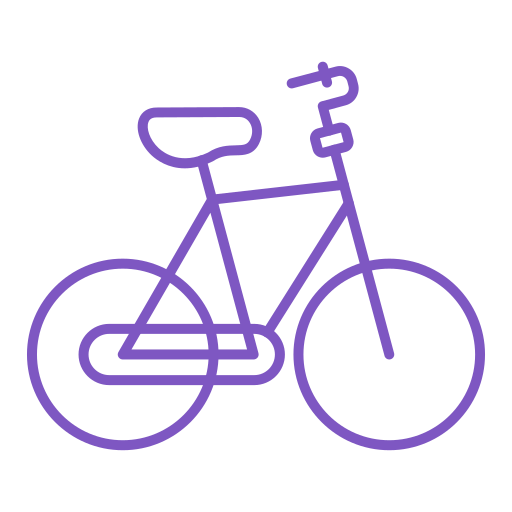 fiets Generic Simple Colors icoon