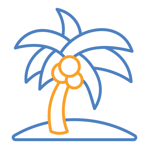 kokosnussbaum Generic Outline Color icon