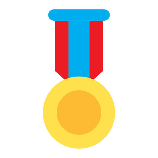 médaille Generic Flat Icône