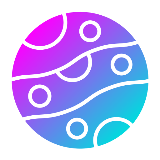 planeta Generic Flat Gradient ikona