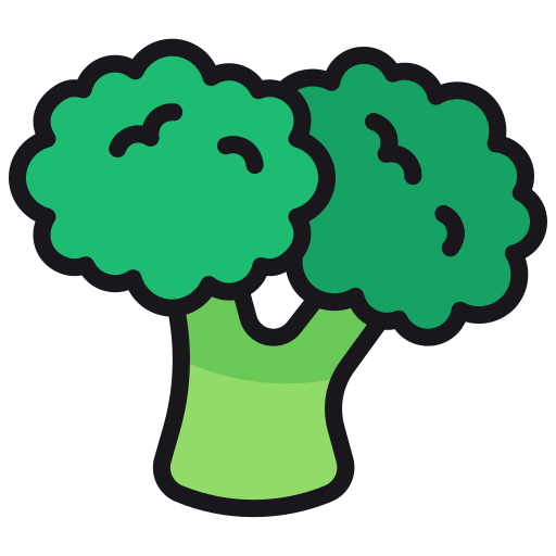 broccoli Generic Outline Color icoon