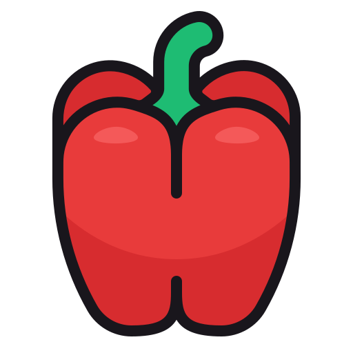 Bell pepper Generic Outline Color icon