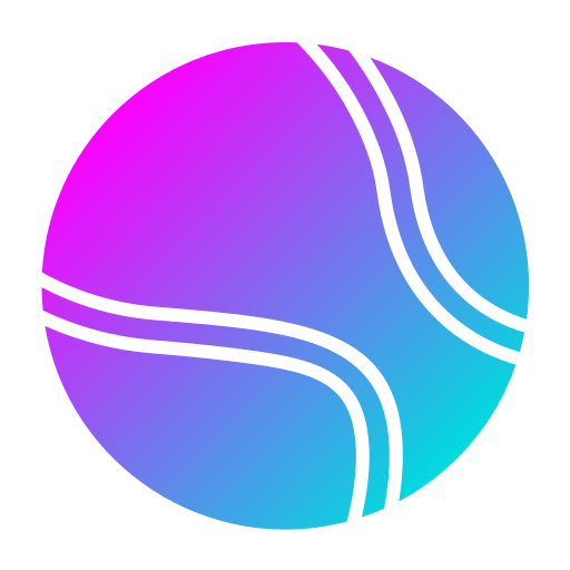 テニスボール Generic Flat Gradient icon