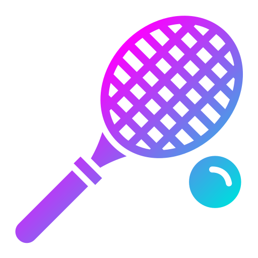 raqueta Generic Flat Gradient icono