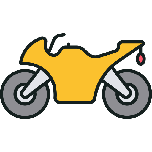 Motorbike Generic Outline Color icon