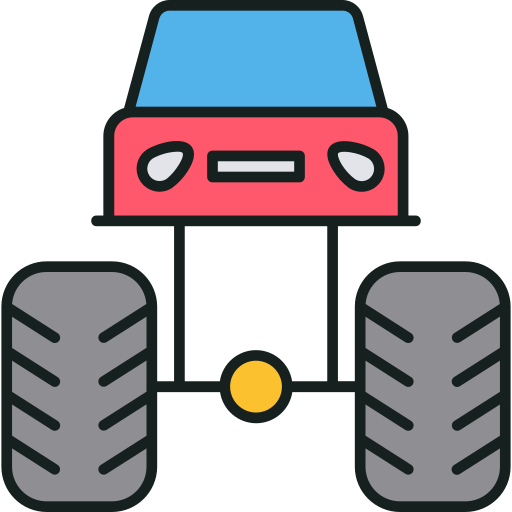 monster truck Generic Outline Color icona