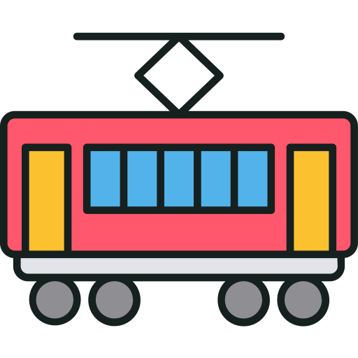 Train Generic Outline Color icon