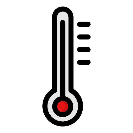 온도계 Generic Outline Color icon