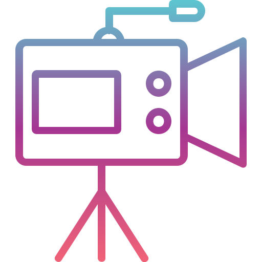 비디오 카메라 Generic Gradient icon
