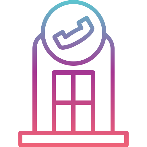 Telephone booth Generic Gradient icon