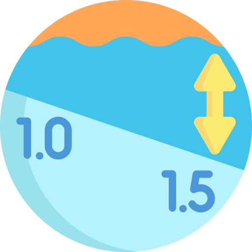 profundidad Detailed Flat Circular Flat icono