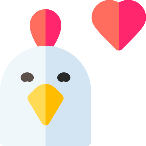 Chicken Basic Rounded Flat icon