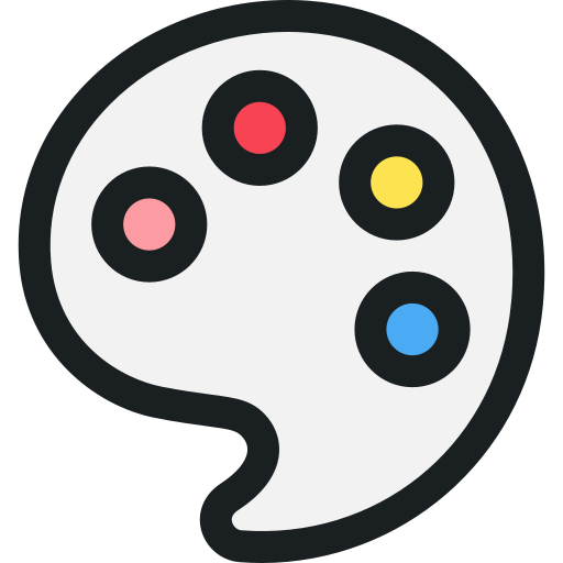 パレット Generic Outline Color icon
