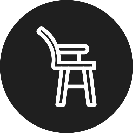 높은 의자 Generic Glyph icon