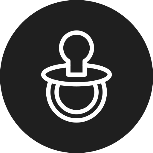 Pacifier Generic Glyph icon