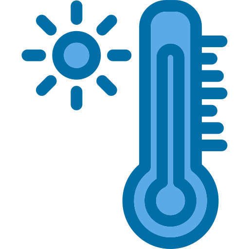 温度計 Generic Blue icon