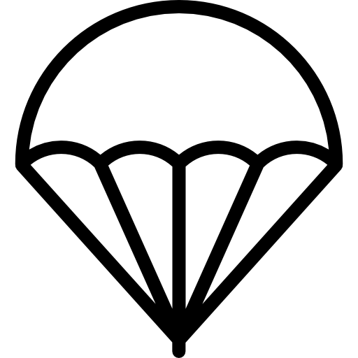 paracadute aperto Special Lineal icona