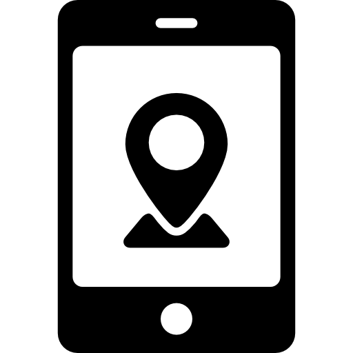 Карта на телефоне  иконка