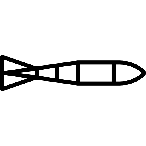 torpeda podwodna Special Lineal ikona