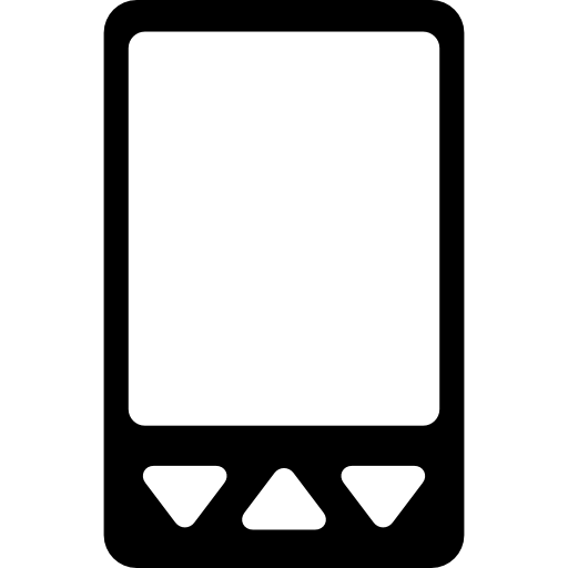 telefon mit drei tasten  icon