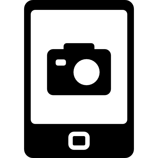 fotocamera del telefono  icona