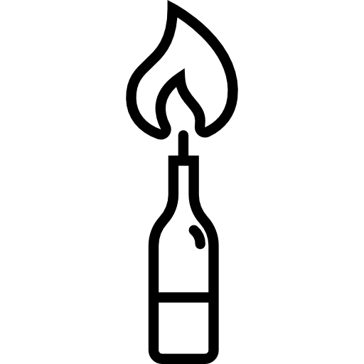 coctel molotov Special Lineal icono